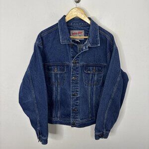 Vintage MWG Storm Rider Jean Denim Jacket Men L Trucker